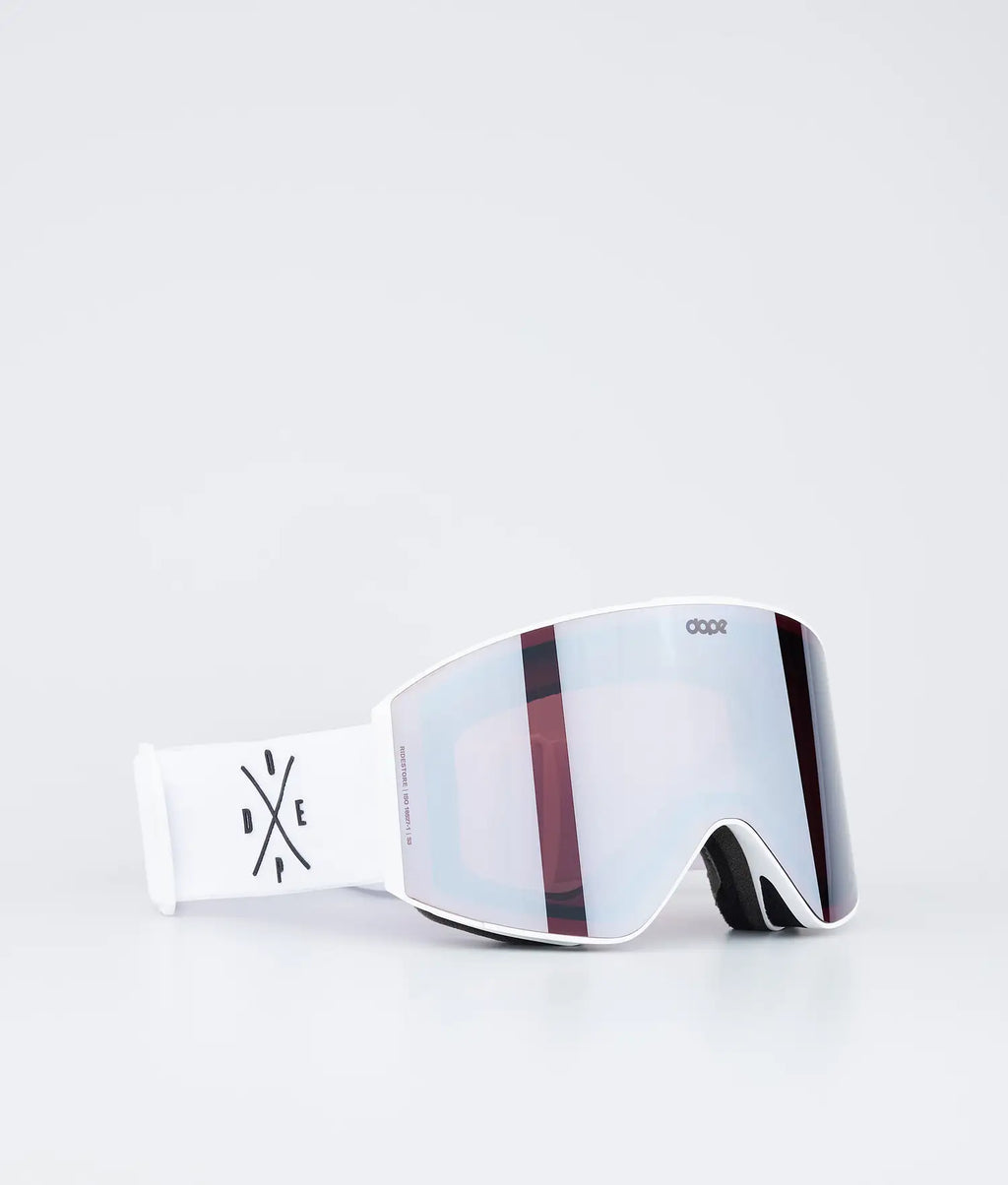 Sight ski goggles White/Silver Mirror