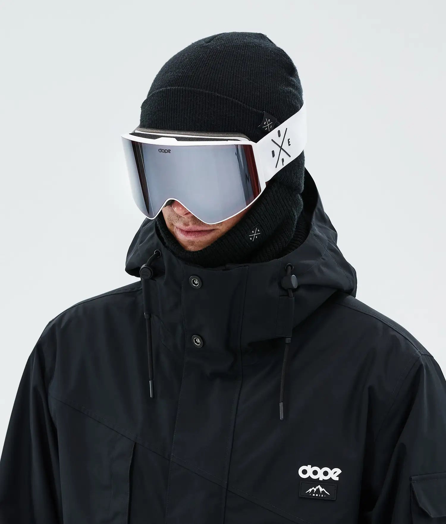 Sight ski goggles White/Silver Mirror