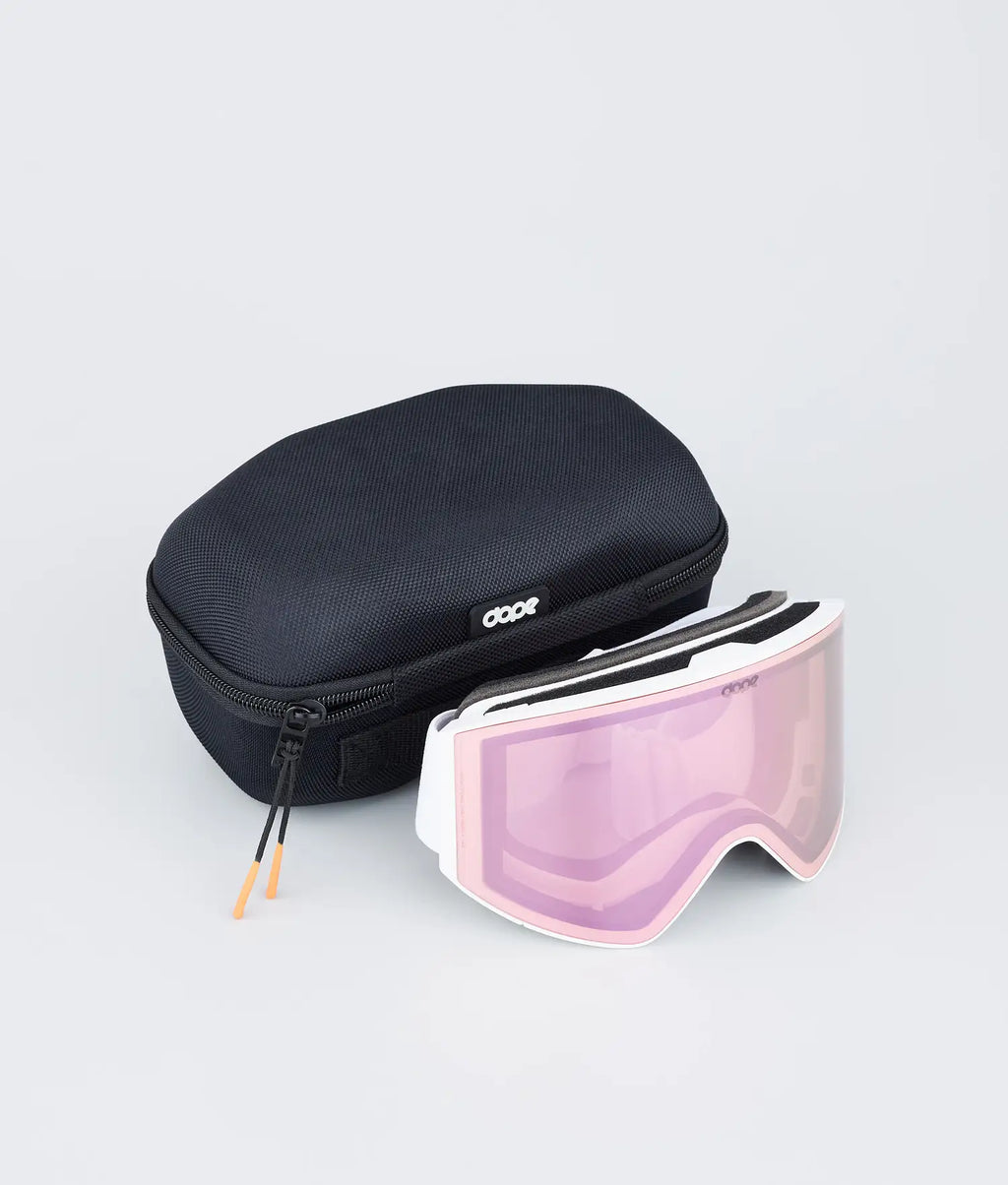 Sight ski goggles White/Pink Mirror
