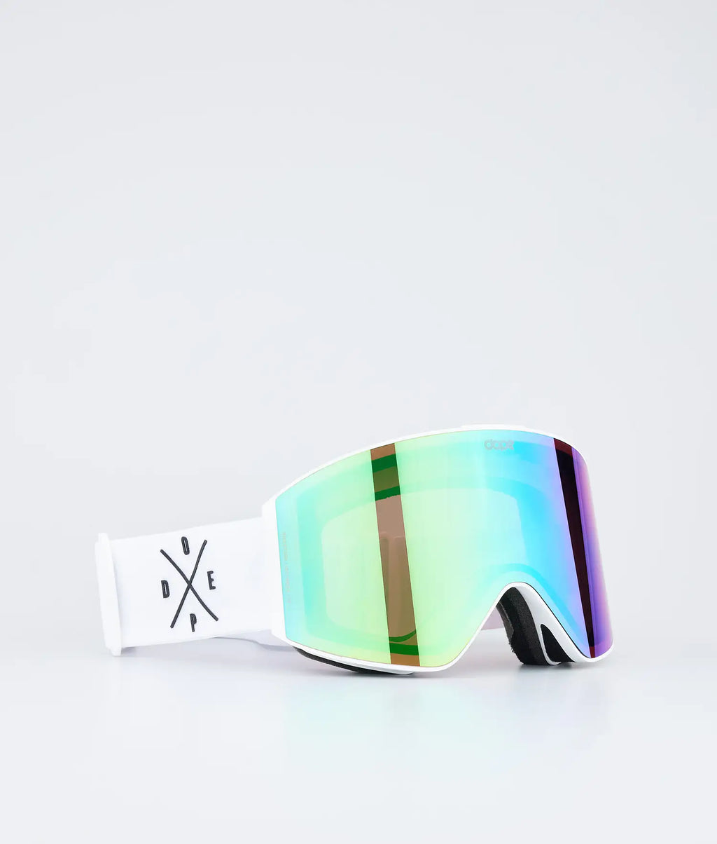 Sight ski goggles White/Green Mirror