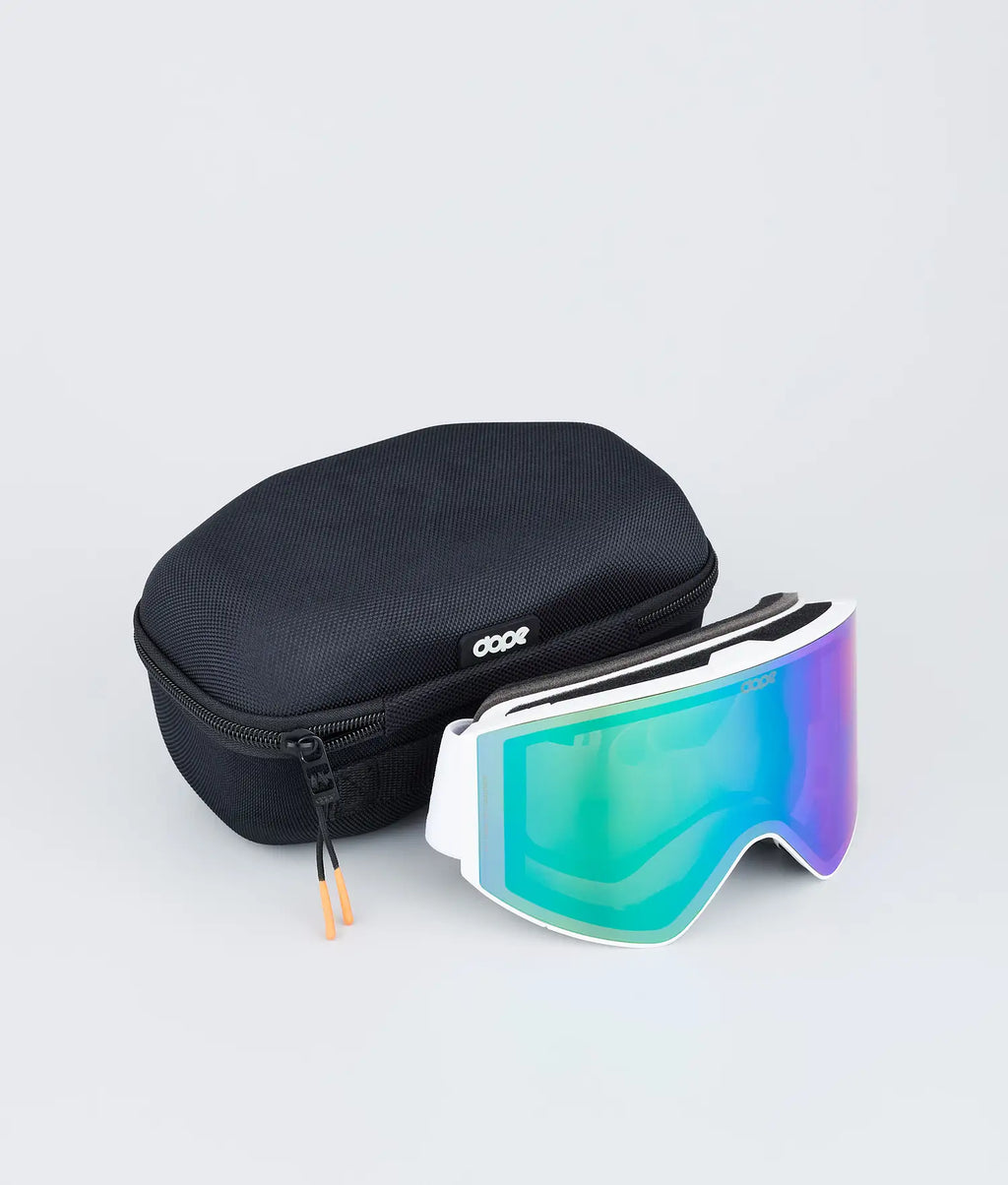 Sight ski goggles White/Green Mirror