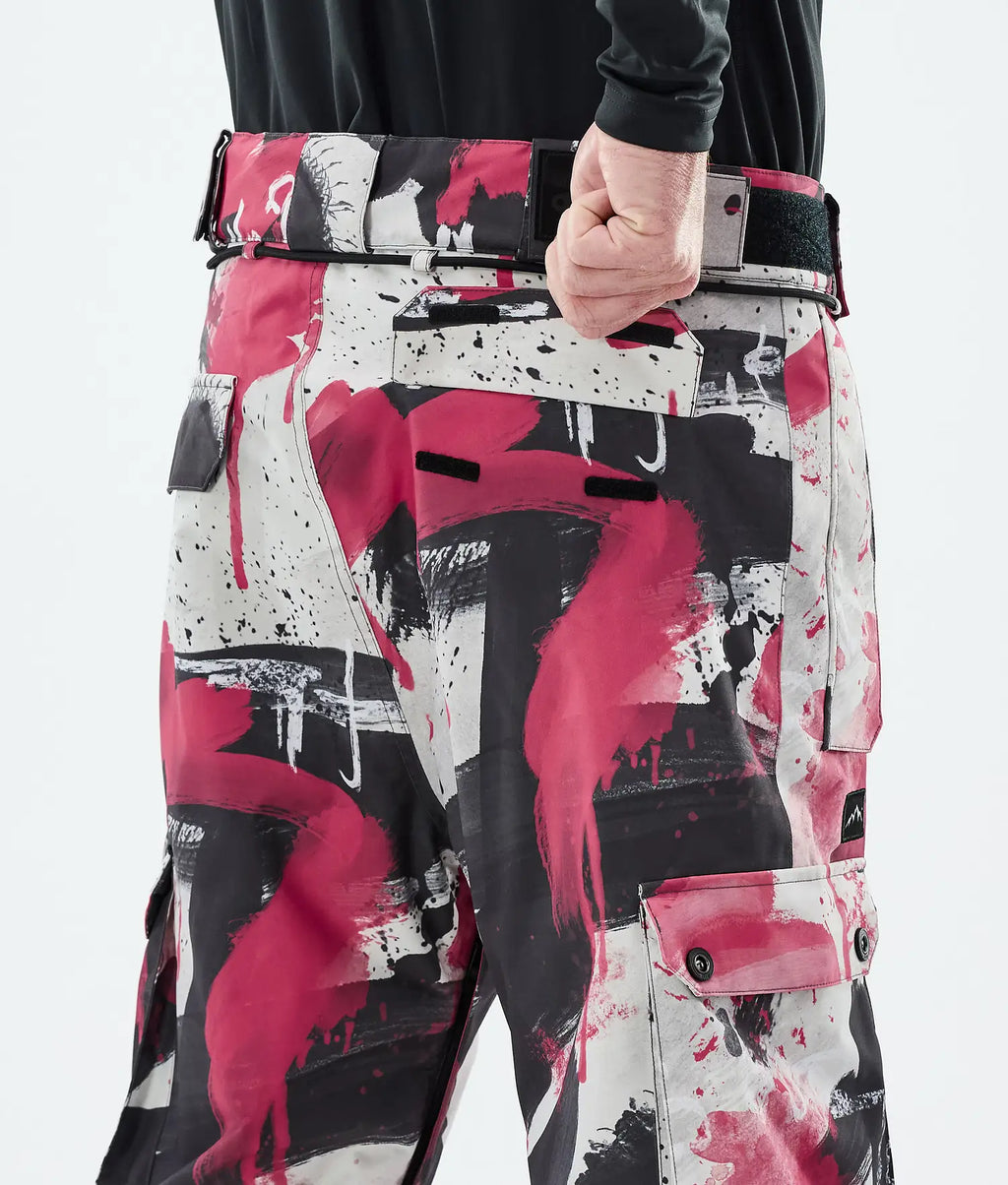 Iconic Snowboard Pants Men Doodle novo