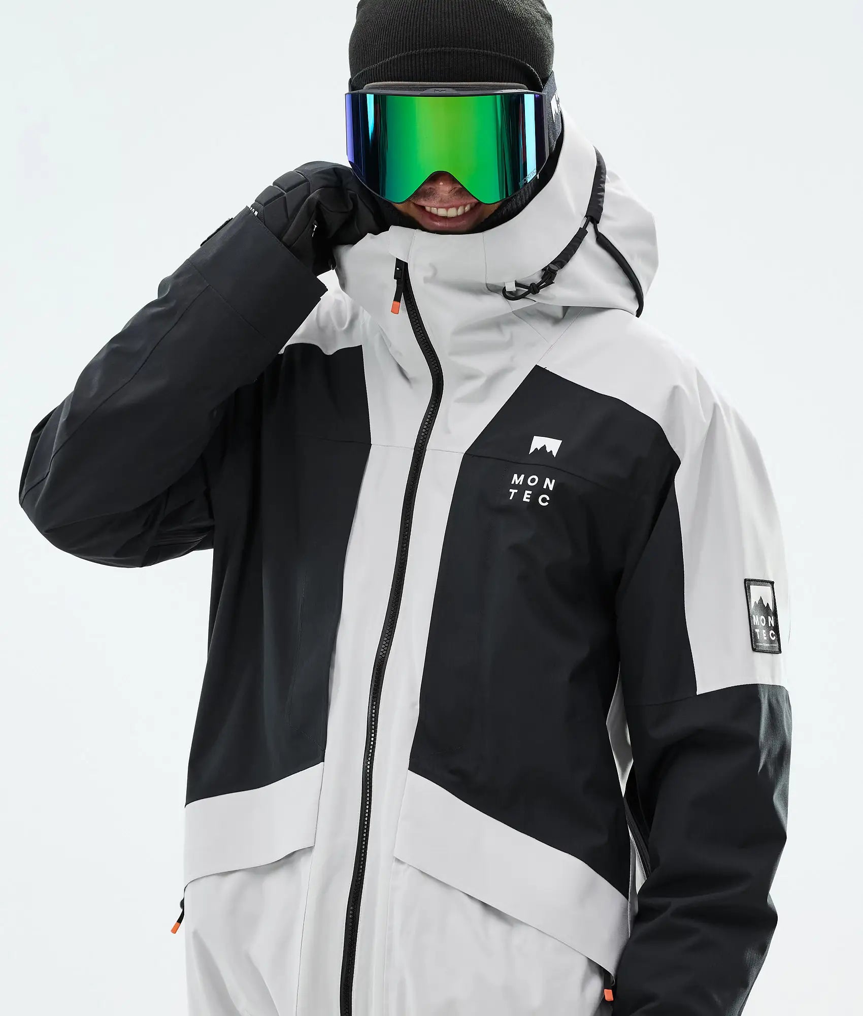 Veste de ski Morpheus pour homme - Gris clair/Noir