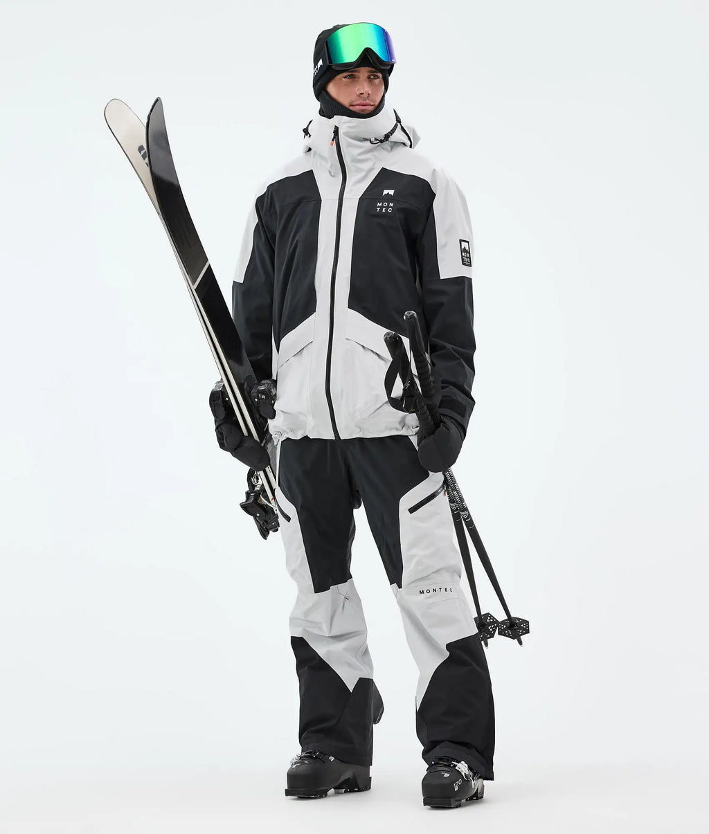 Veste de ski Morpheus pour homme - Gris clair/Noir