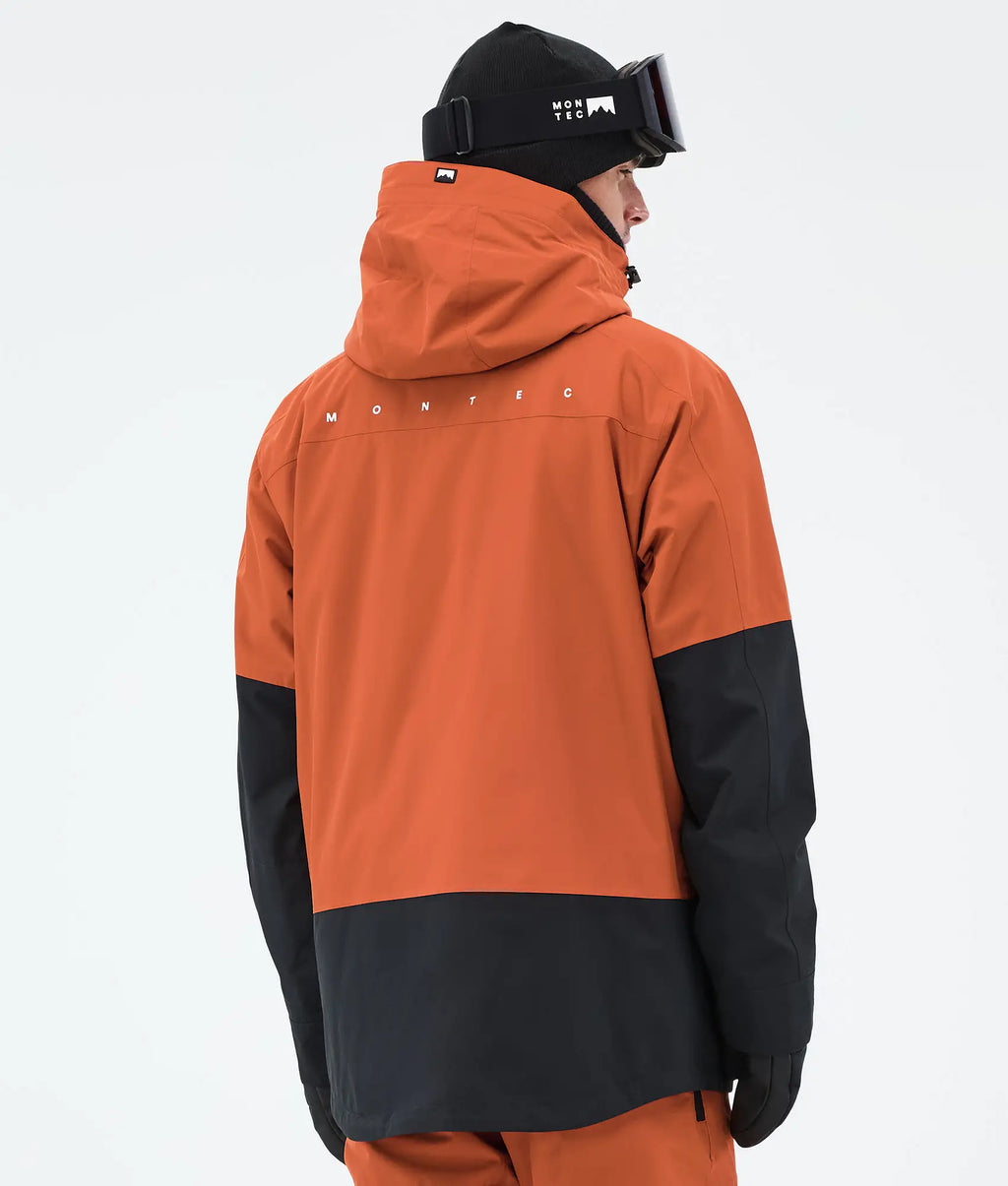 Veste de ski Arch pour homme - Orange brûlé/Noir