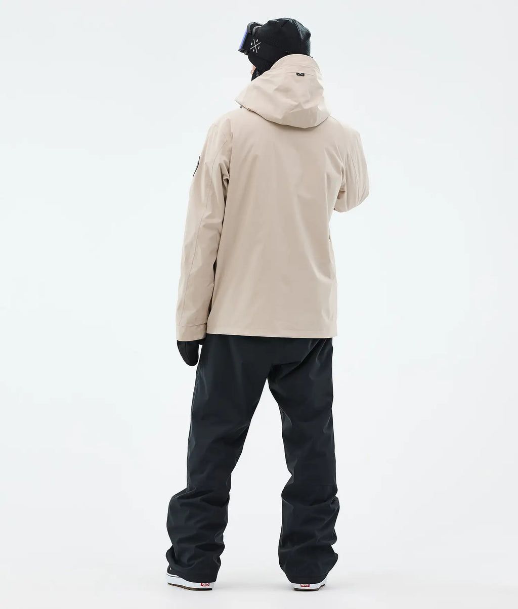 Blizzard Full Zip Snowboard Jacket Men Sand