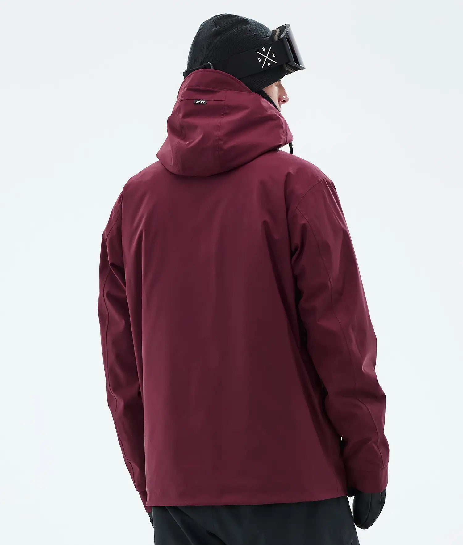 Blizzard Full Zip Snowboard Jacket Men Burgundy