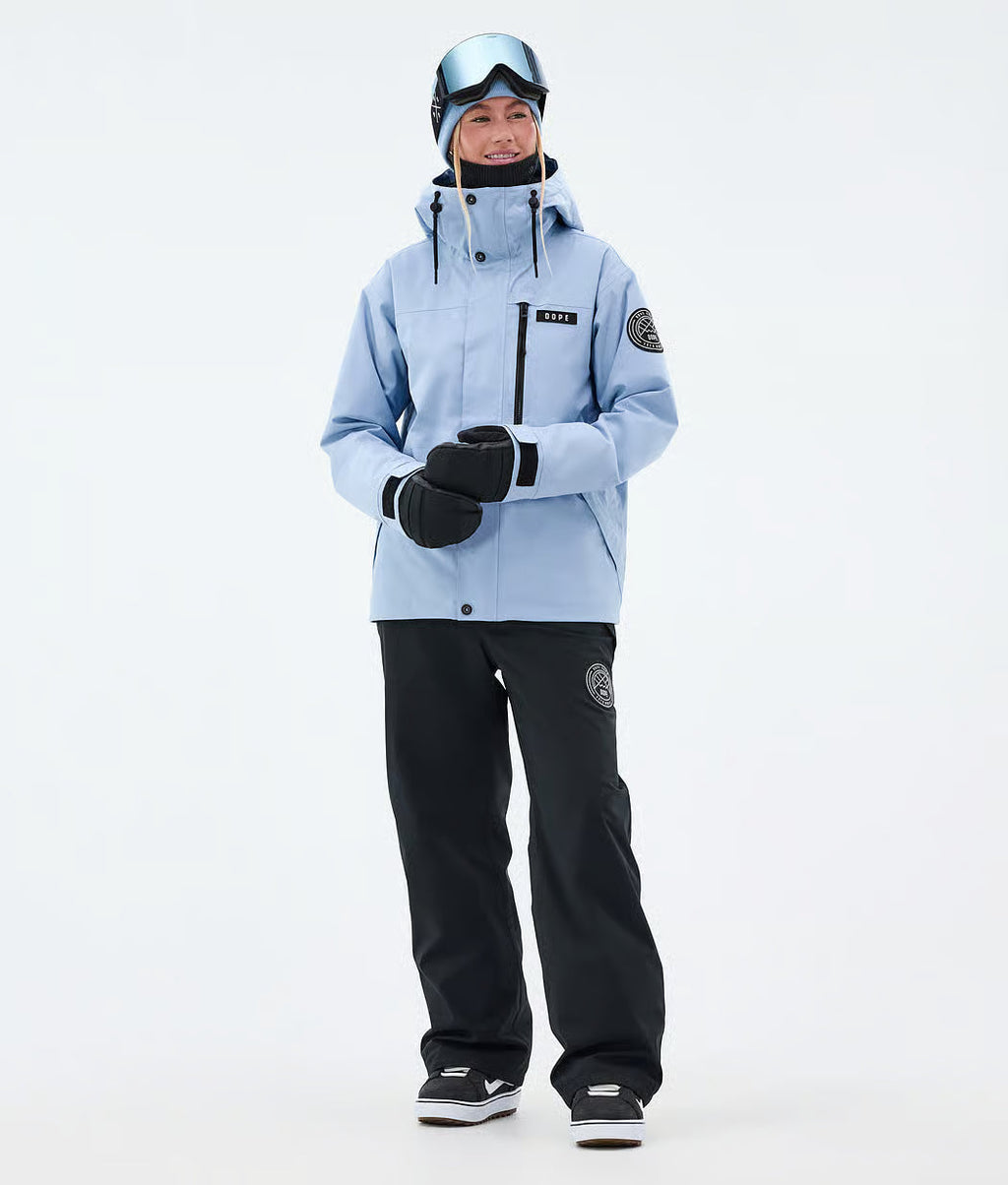 Blizzard W Full Zip Snowboard Jacket Women Light Blue
