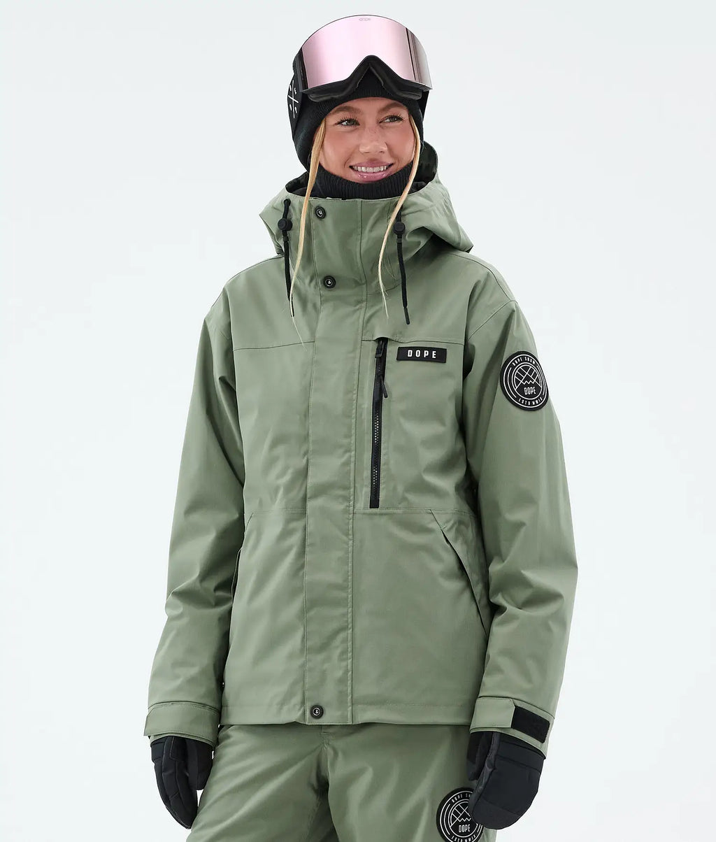 Blizzard W Full Zip Snowboard Jacket Women Moss Green