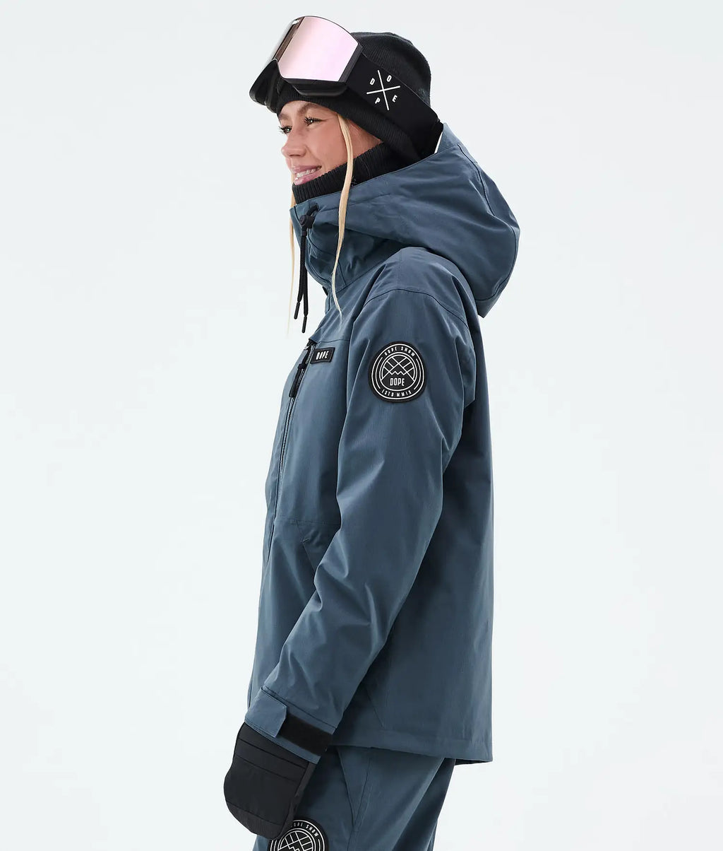 Blizzard W Full Zip Snowboard Jacket Women Metal Blue novo