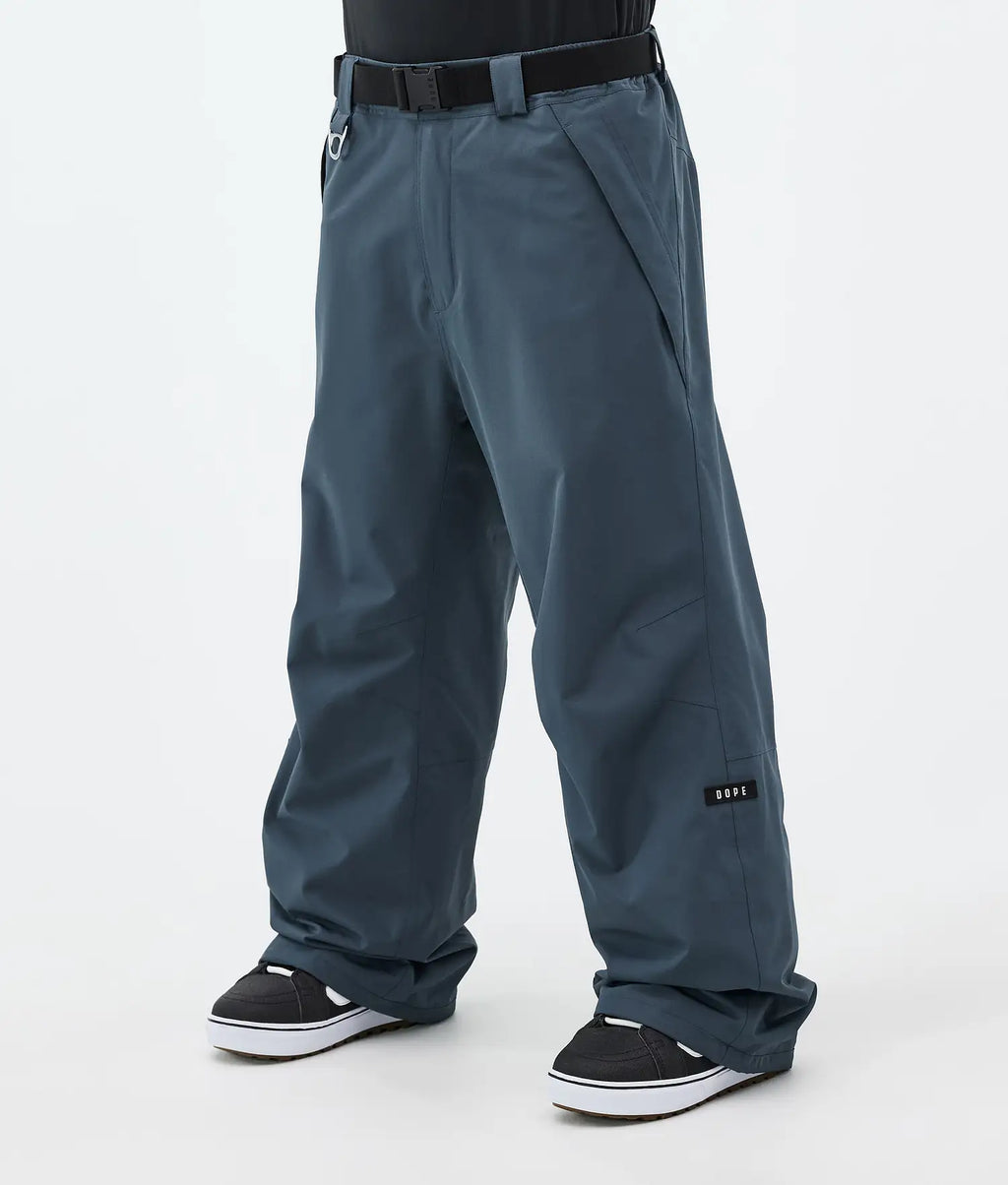 Big Snowboard Pants Men Metal Blue