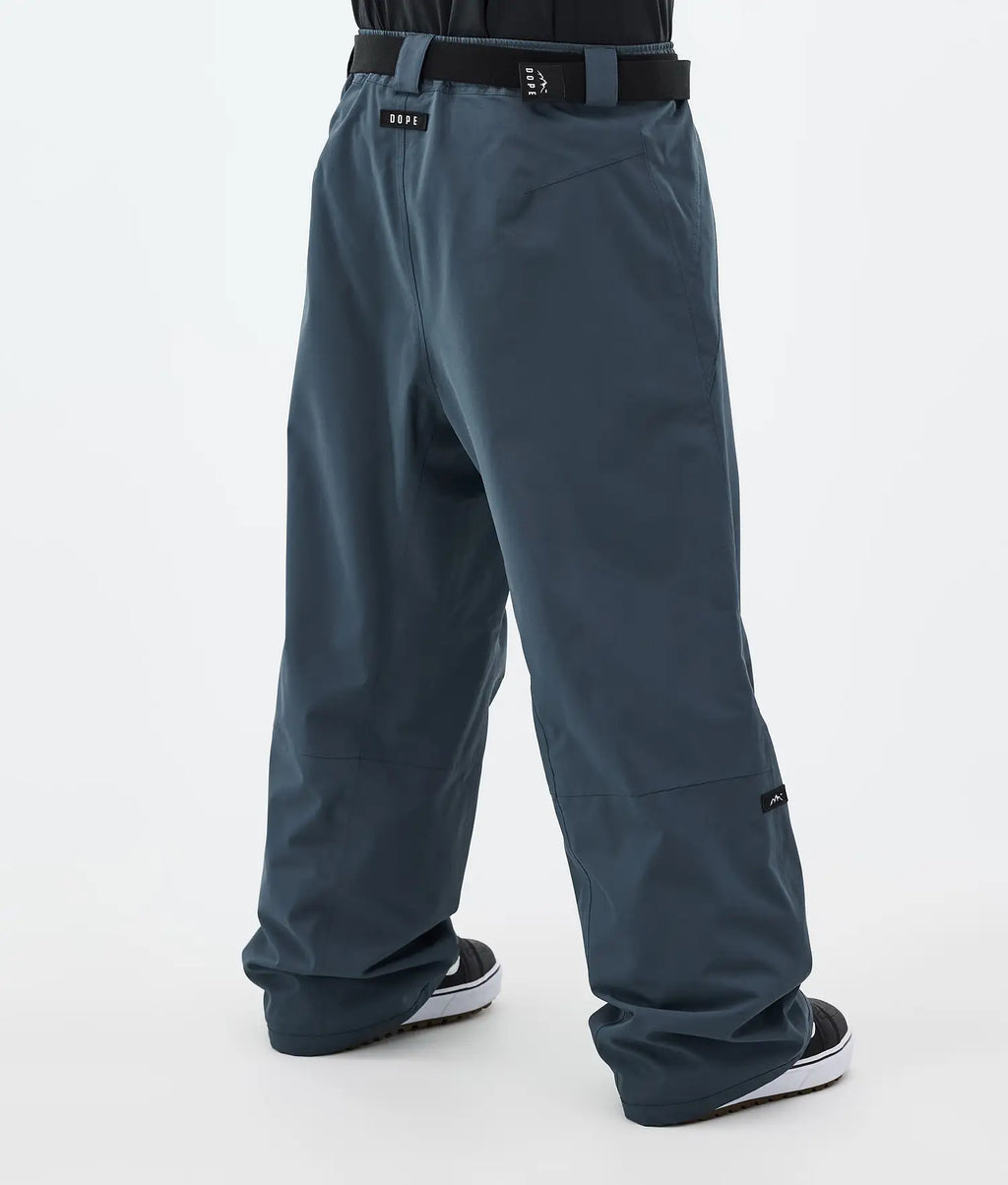 Big Snowboard Pants Men Metal Blue