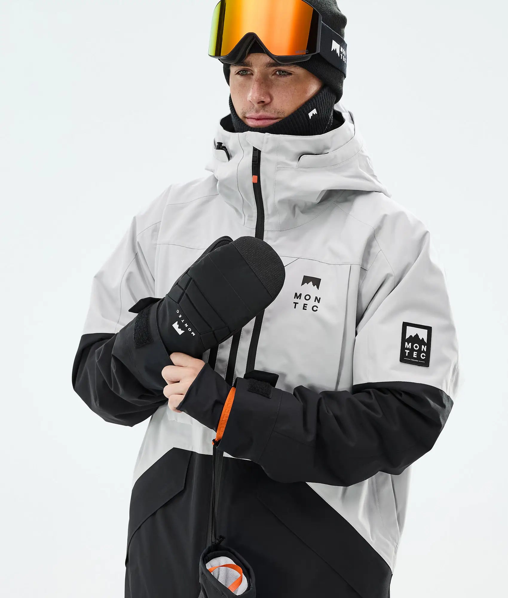 Veste de ski Arch pour homme - Gris clair/Noir