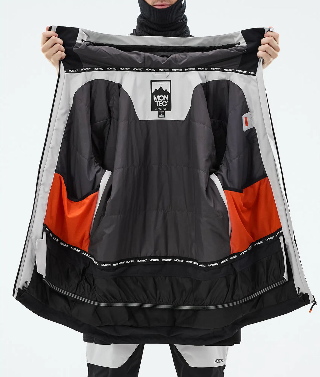 Veste de ski Arch pour homme - Gris clair/Noir