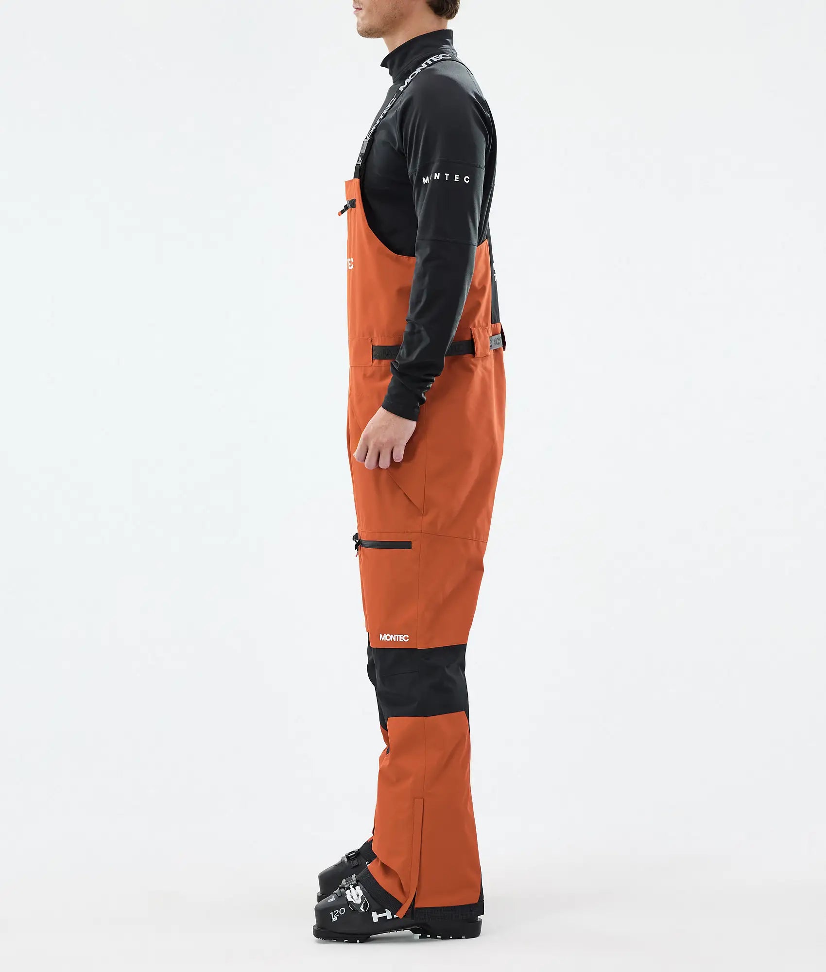 Pantalon de ski Arch pour homme - Orange brûlé/Noir