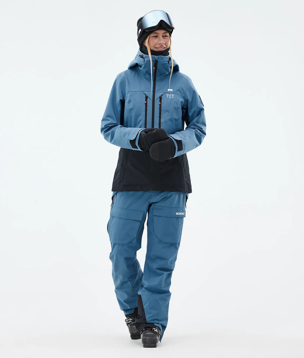 Pantalon de ski Kirin W pour femme - Bleu acier
