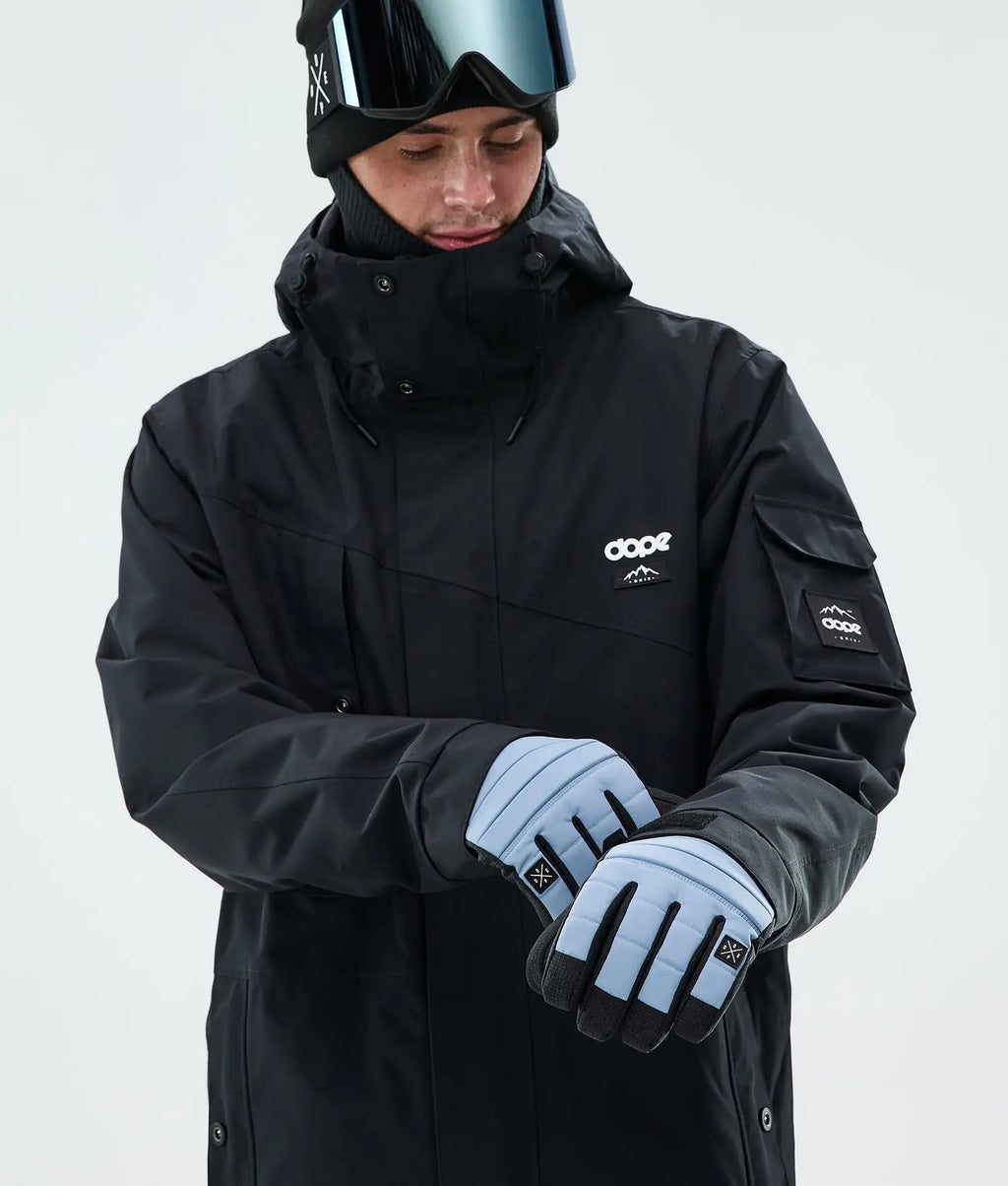 Ace Ski Gloves Light Blue