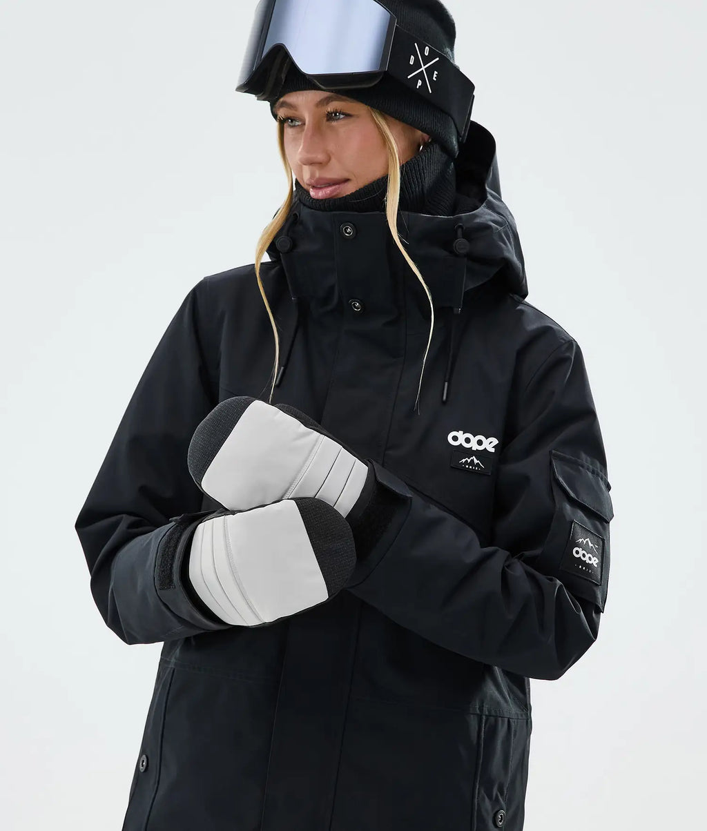 Ace Mittens Light Grey