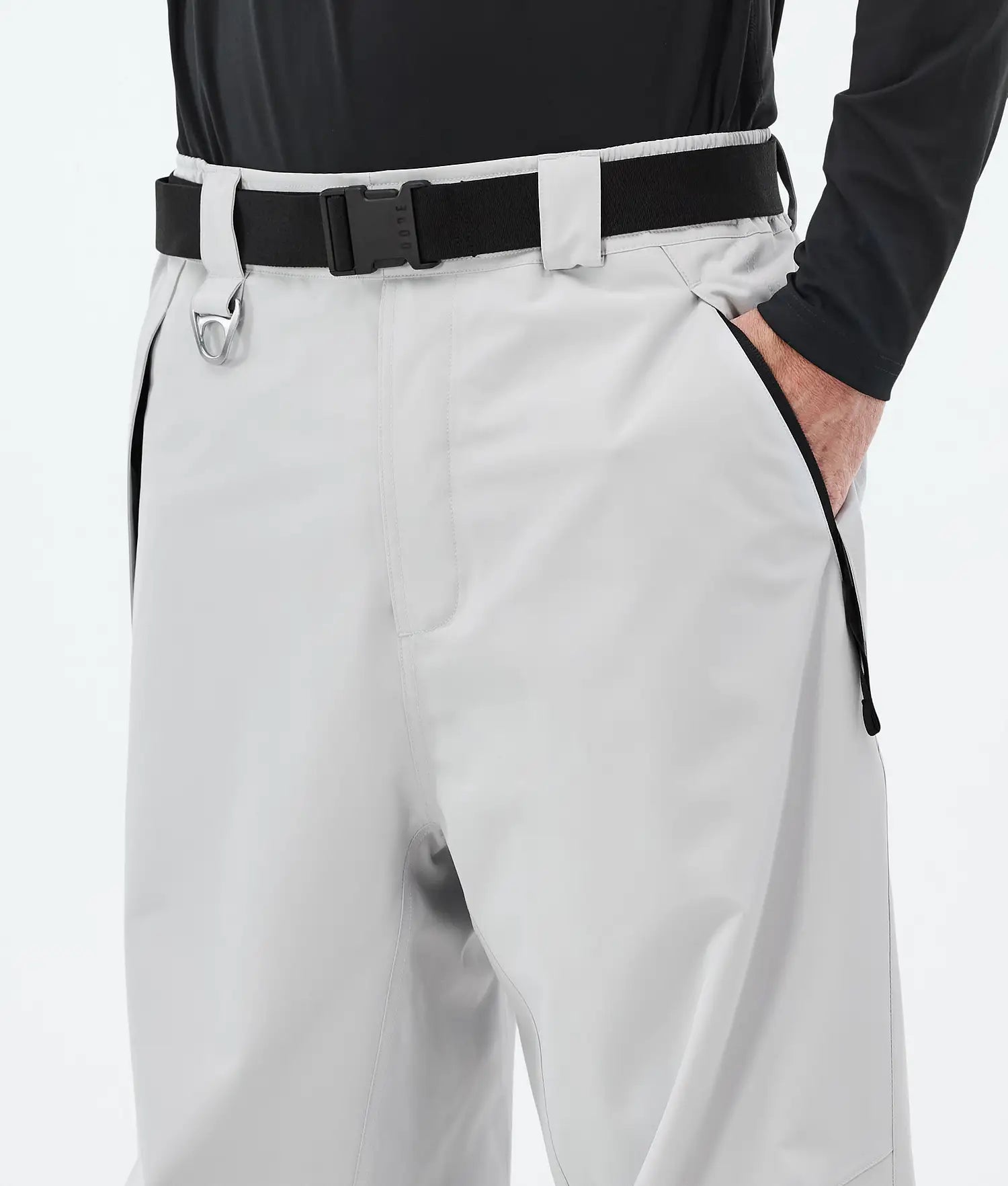 Big Snowboard Pants Men Light Grey