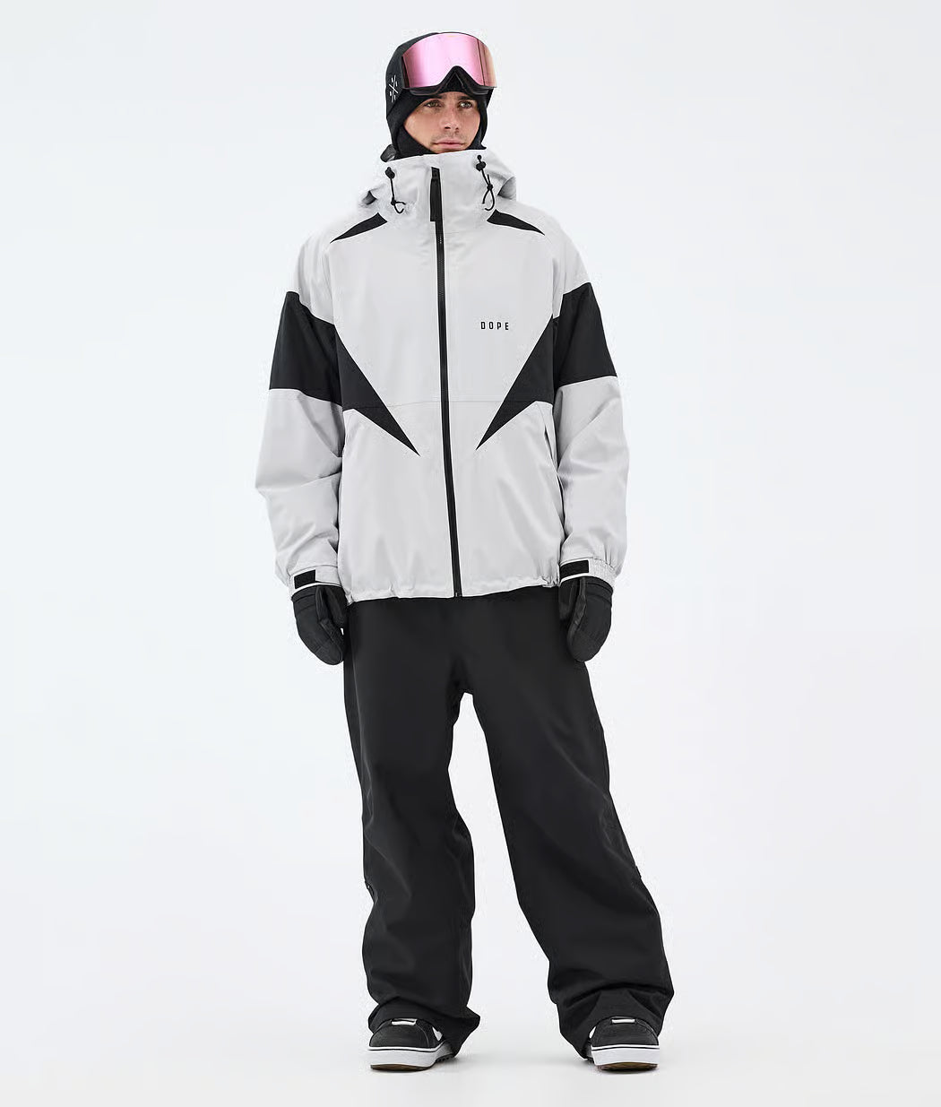 Spartan Snowboard Jacket Men Spike Light Grey/Black