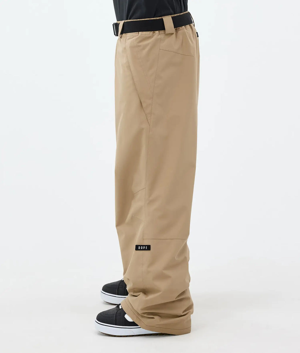 Big snowboard pants men's khaki