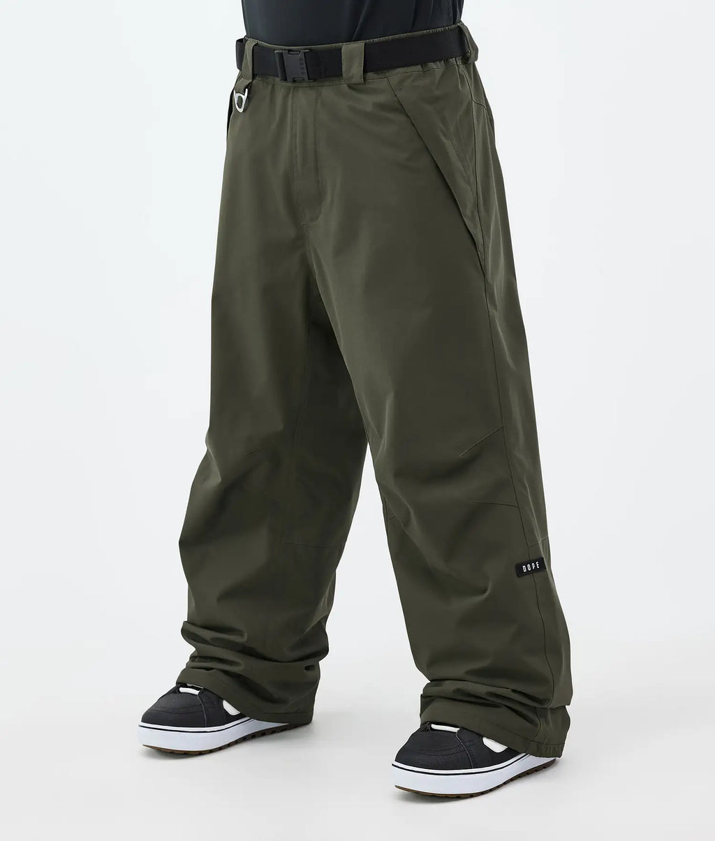 Big Snowboard Pants Men Olive Green novo