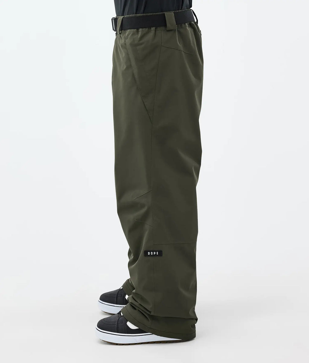 Big Snowboard Pants Men Olive Green novo